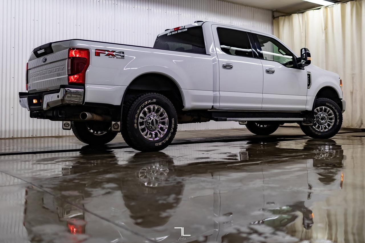 2021 Ford F-350 4x4 Crew Cab XLT FX4 BCam Heated Seats Red Deer AB