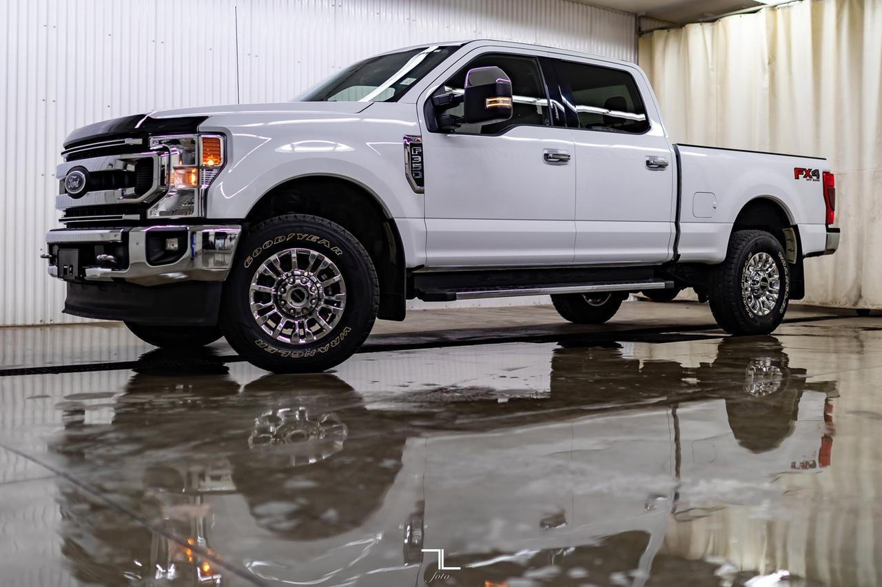 2021 Ford F-350 4x4 Crew Cab XLT FX4 BCam Heated Seats Red Deer AB