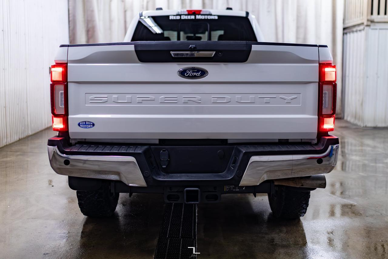 2021 Ford F-350 4x4 Super Cab Lariat FX4 Longbox Diesel Leather Nav BCam Red Deer AB