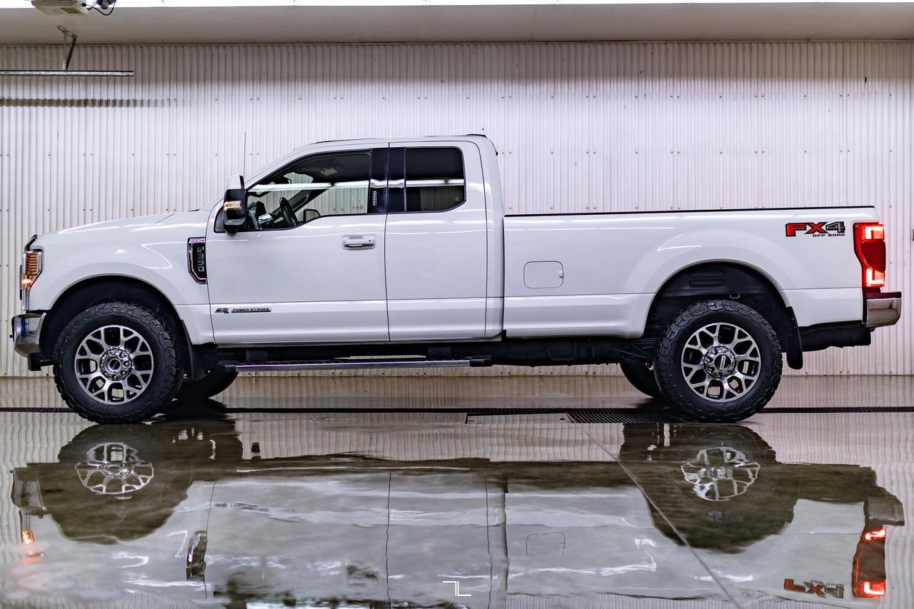 2021 Ford F-350 4x4 Super Cab Lariat FX4 Longbox Diesel Leather Nav BCam Red Deer AB