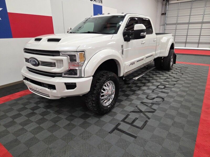 2021 Ford F-350 Lariat FTX Tuscany Dually Lifted 4WD 6.7L Diesel FREE WARRANTY Call (682)587-6288 Arlington TX