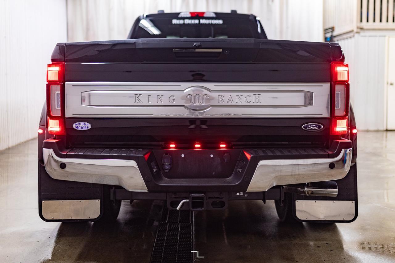 2021 Ford F-450 4x4 Crew Cab King Ranch Dually Diesel Leather Roof Nav Red Deer AB