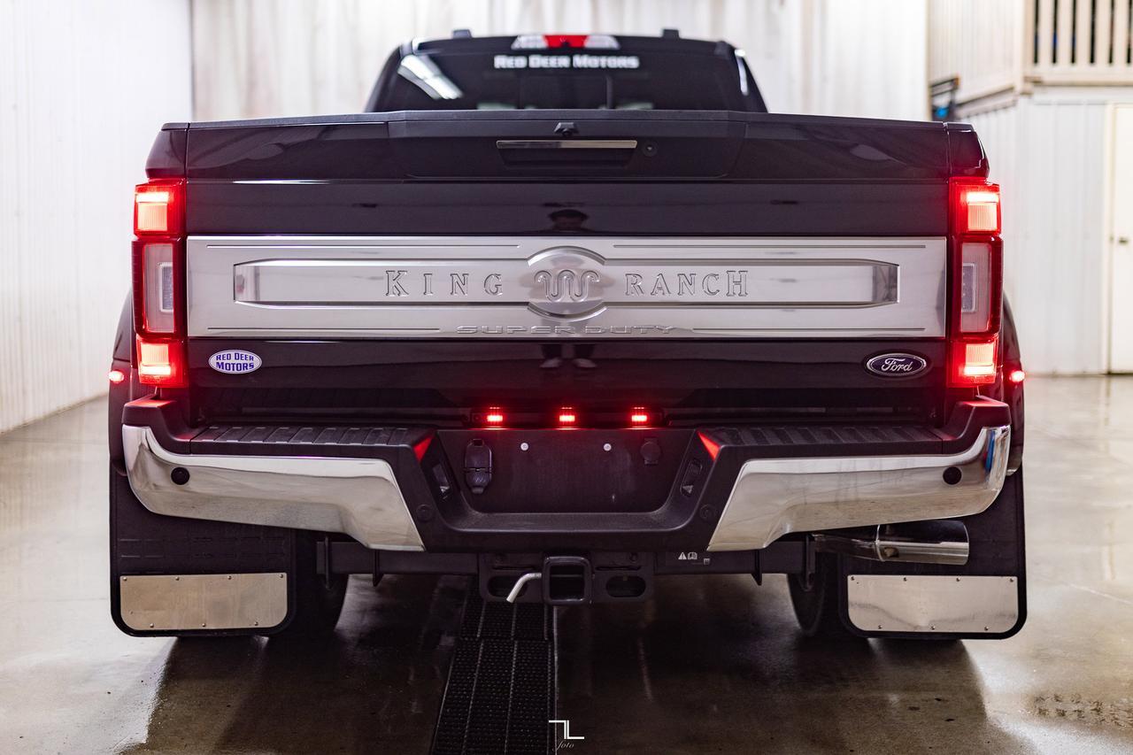 2021 Ford F-450 4x4 Crew Cab King Ranch Dually Diesel Leather Roof Nav Red Deer AB
