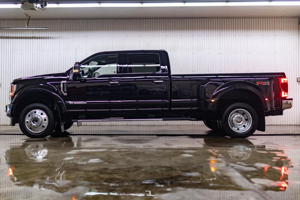2021 Ford F-450 4x4 Crew Cab King Ranch Dually Diesel Leather Roof Nav Red Deer AB