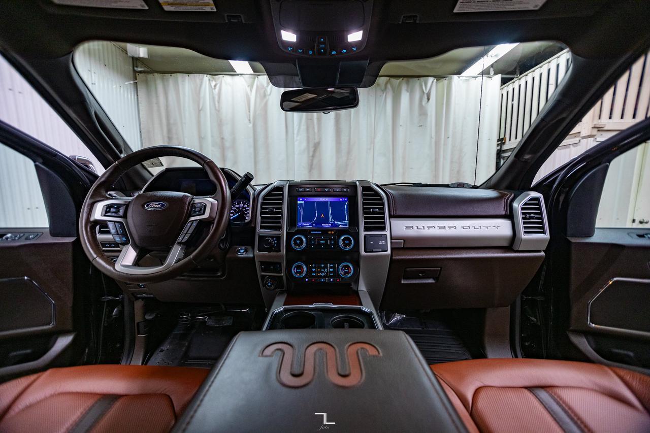 2021 Ford F-450 4x4 Crew Cab King Ranch Dually Diesel Leather Roof Nav Red Deer AB