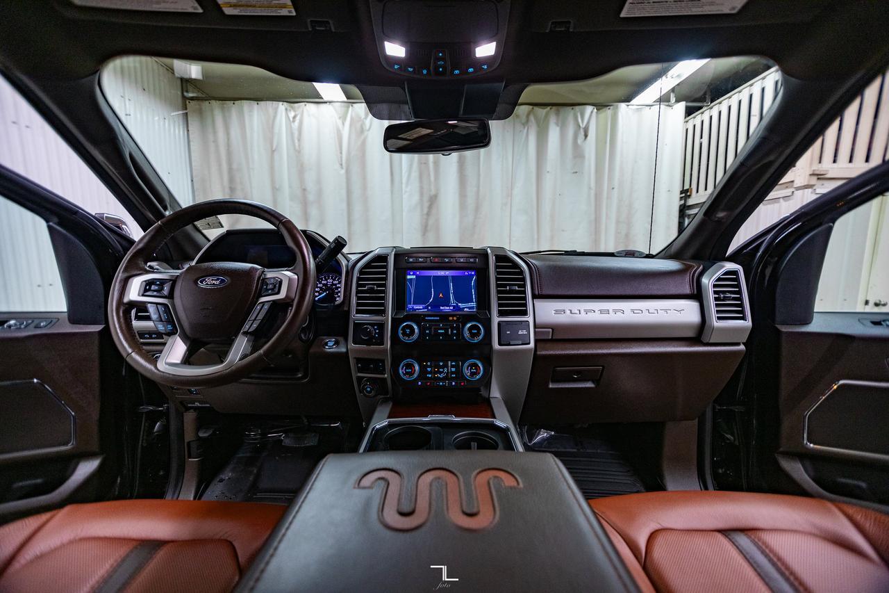 2021 Ford F-450 4x4 Crew Cab King Ranch Dually Diesel Leather Roof Nav Red Deer AB