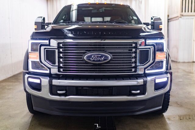 2021 Ford F-450 4x4 Crew Cab King Ranch Dually Diesel Leather Roof Nav Red Deer AB