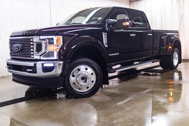 2021 Ford F-450 4x4 Crew Cab King Ranch Dually Diesel Leather Roof Nav Red Deer AB