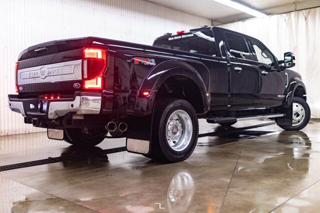 2021 Ford F-450 4x4 Crew Cab King Ranch Dually Diesel Leather Roof Nav Red Deer AB