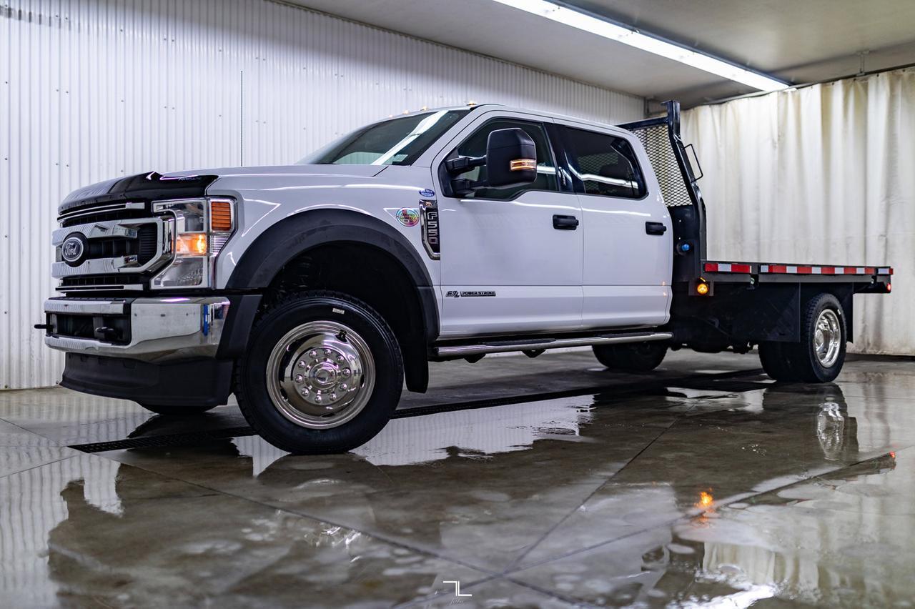 2021 Ford F-550 4x4 Crew Cab XLT Deck Diesel Red Deer AB