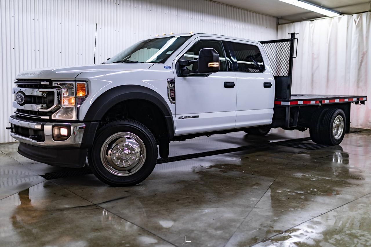2021 Ford F-550 4x4 Crew Cab XLT Dually Deck Diesel 5th Wheel Red Deer AB