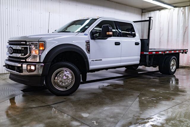 2021 Ford F-550 4x4 Crew Cab XLT Dually Deck Diesel 5th Wheel Red Deer AB