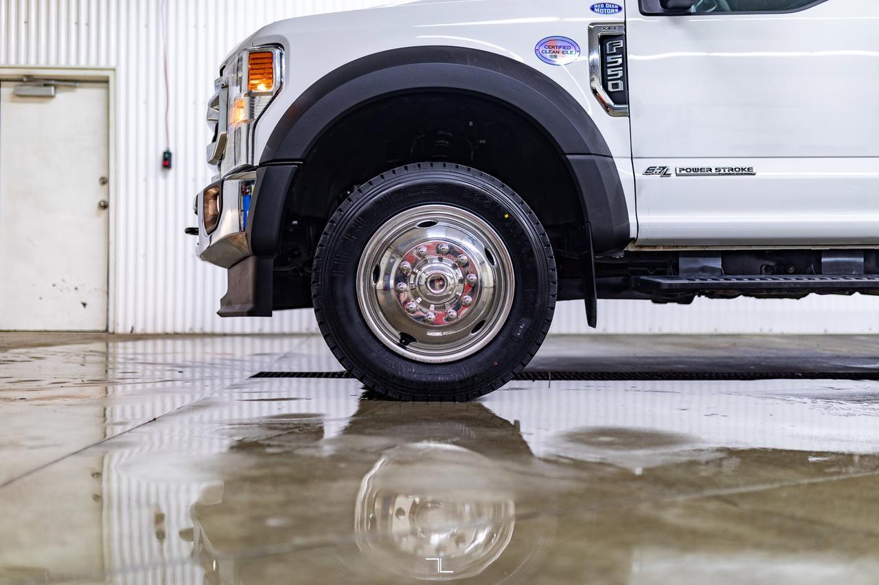 2021 Ford F-550 4x4 Crew Cab XLT Dually Deck Diesel Red Deer AB