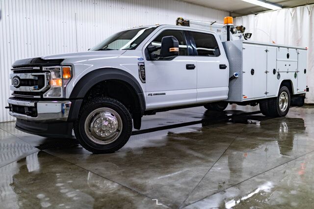 2021 Ford F-550 4x4 Crew Cab XLT Mechanics Box Diesel Red Deer AB