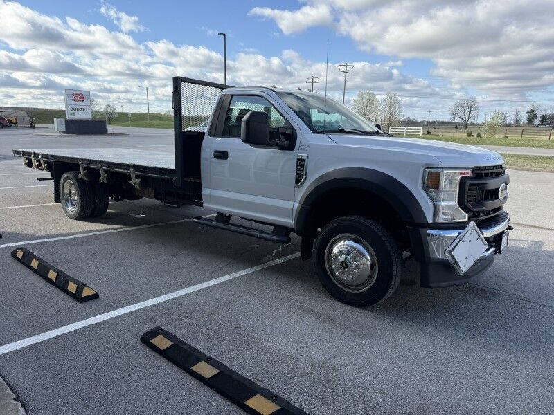 2021 Ford F-550 7.3L V8 Gas 4x4 Flatbed 82k mi's XL Collinsville OK