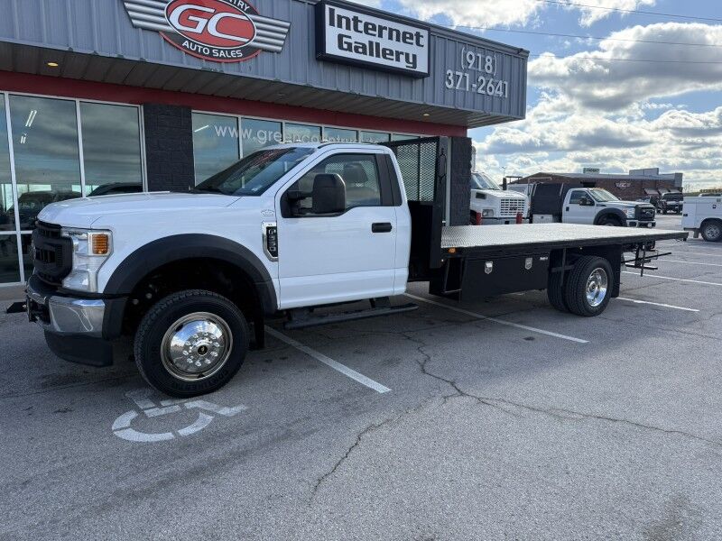 2021 Ford F-550 7.3L V8 Gas 4x4 Flatbed 82k mi's XL Collinsville OK