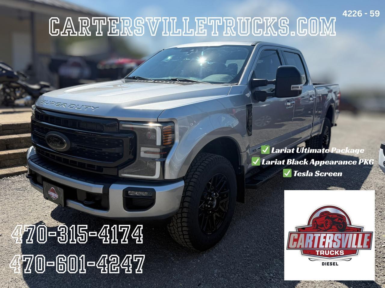 2021 Ford F250sd Lariat FX4 - ULTIMATE - BLACK APPERANCE PKG - TRAILER PRO Cartersville GA