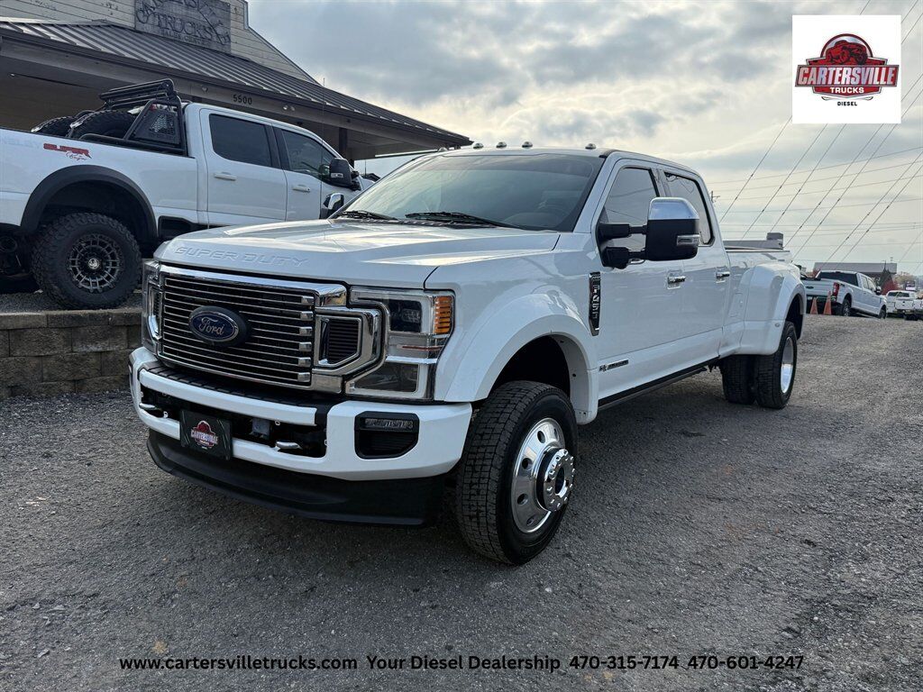 2021 Ford F450sd Platinum FX4 - ULTIMATE - GOOSENECK - ADAS - BLIS Cartersville GA