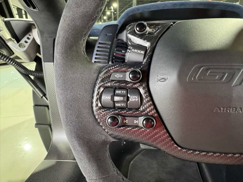 2021 Ford GT DELIVERY MILES! one-off livery,Frozen White paint, pays homage to GT40 GT/105, Lightspeed Package Fort Lauderdale FL