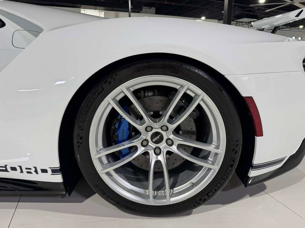 2021 Ford GT DELIVERY MILES! one-off livery,Frozen White paint, pays homage to GT40 GT/105, Lightspeed Package Fort Lauderdale FL