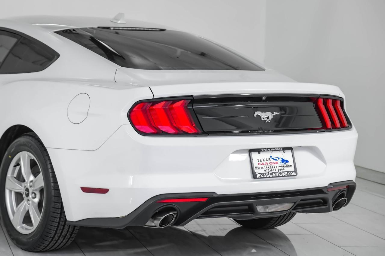 2021 Ford Mustang ECOBOOST AUTOMATIC FORD CO PILOT BLIND SPOT ASSIST REAR CAMERA KEYLESS START HOOD VENTS Carrollton TX