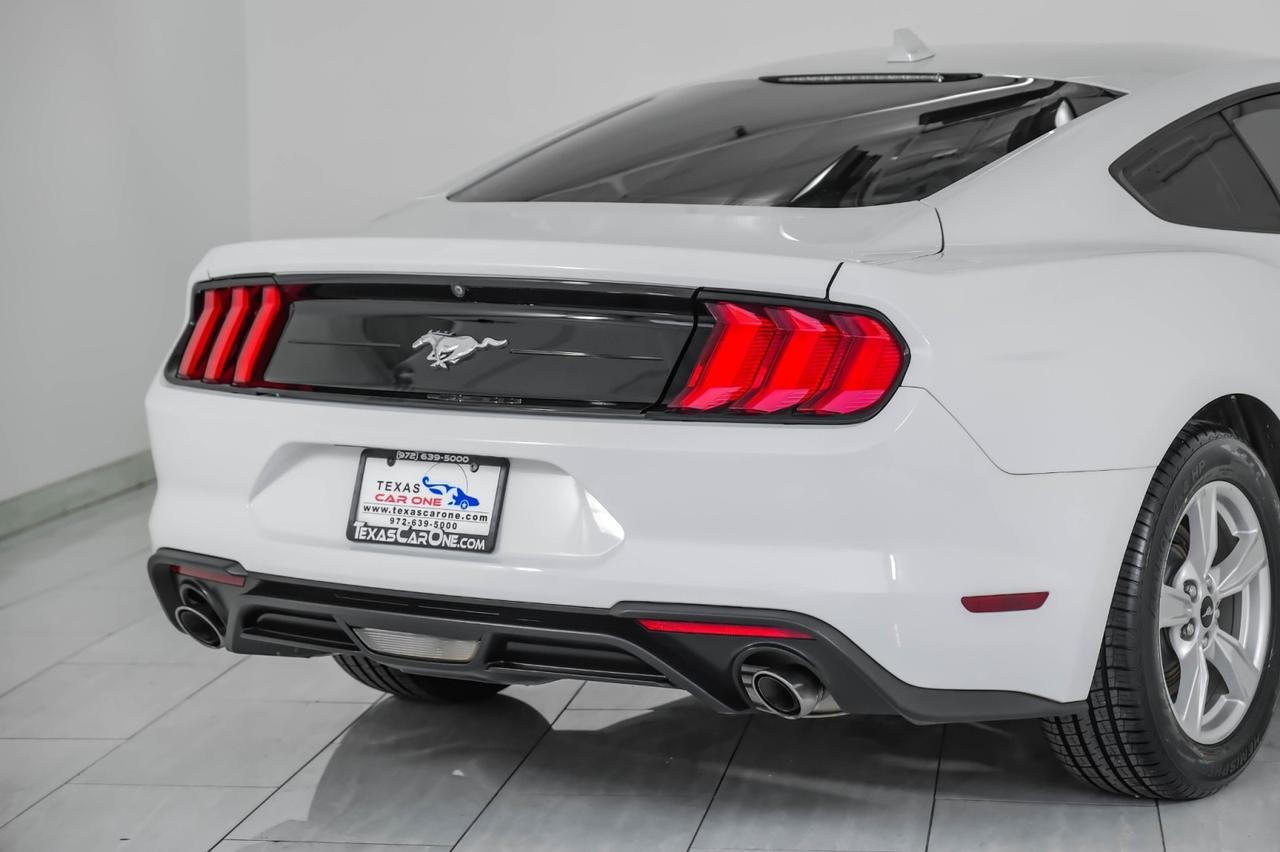 2021 Ford Mustang ECOBOOST AUTOMATIC FORD CO PILOT BLIND SPOT ASSIST REAR CAMERA KEYLESS START HOOD VENTS Carrollton TX