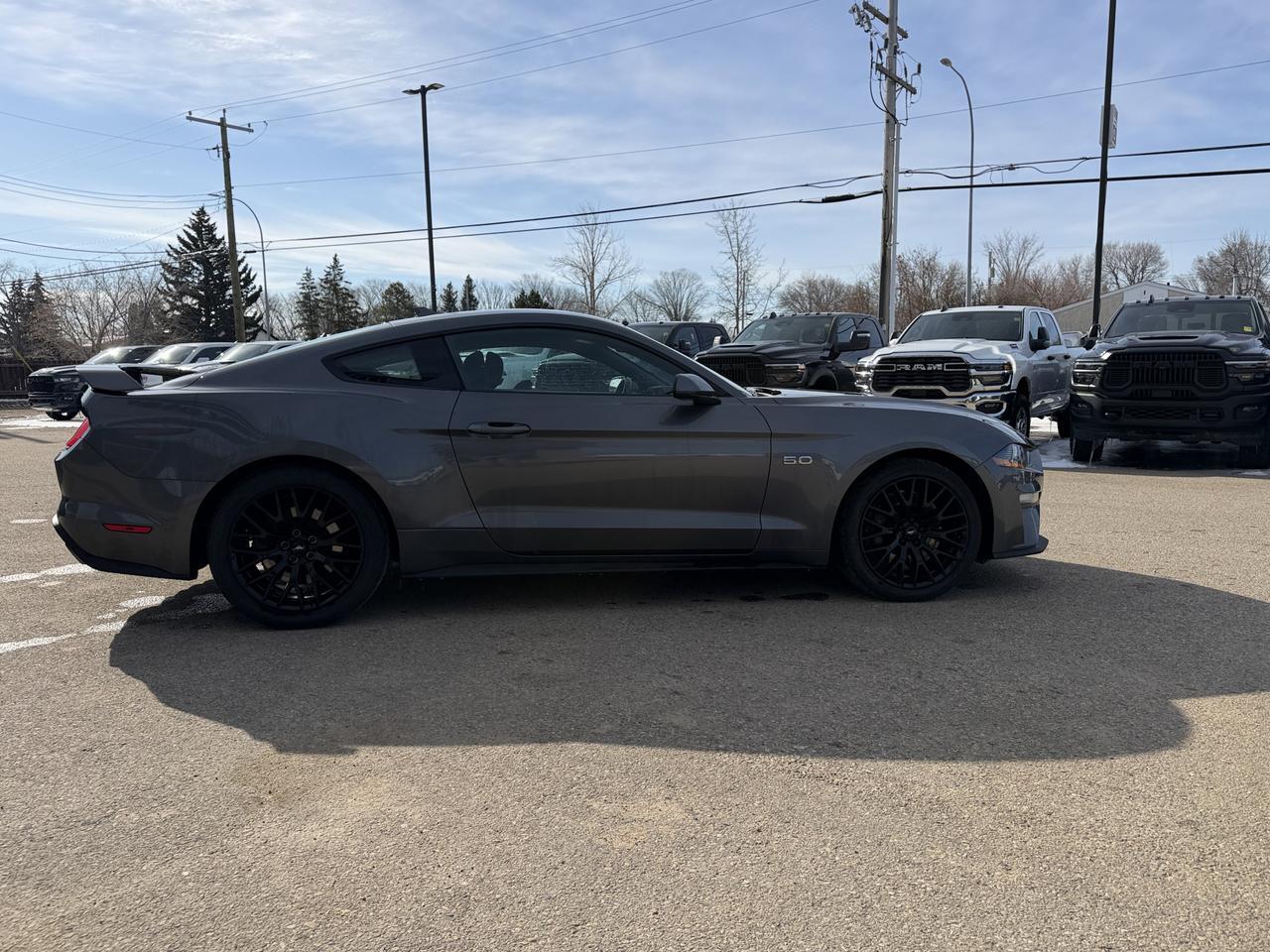 2021 Ford Mustang GT | 5L V8 | RWD | Keyless Entry | Rearview Camera | Bluetooth | SYNC | 18IN Machined Aluminum Wheel Redwater AB