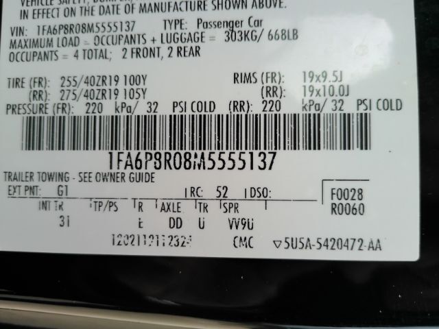 2021 Ford Mustang Mach 1 Fastback Plano TX