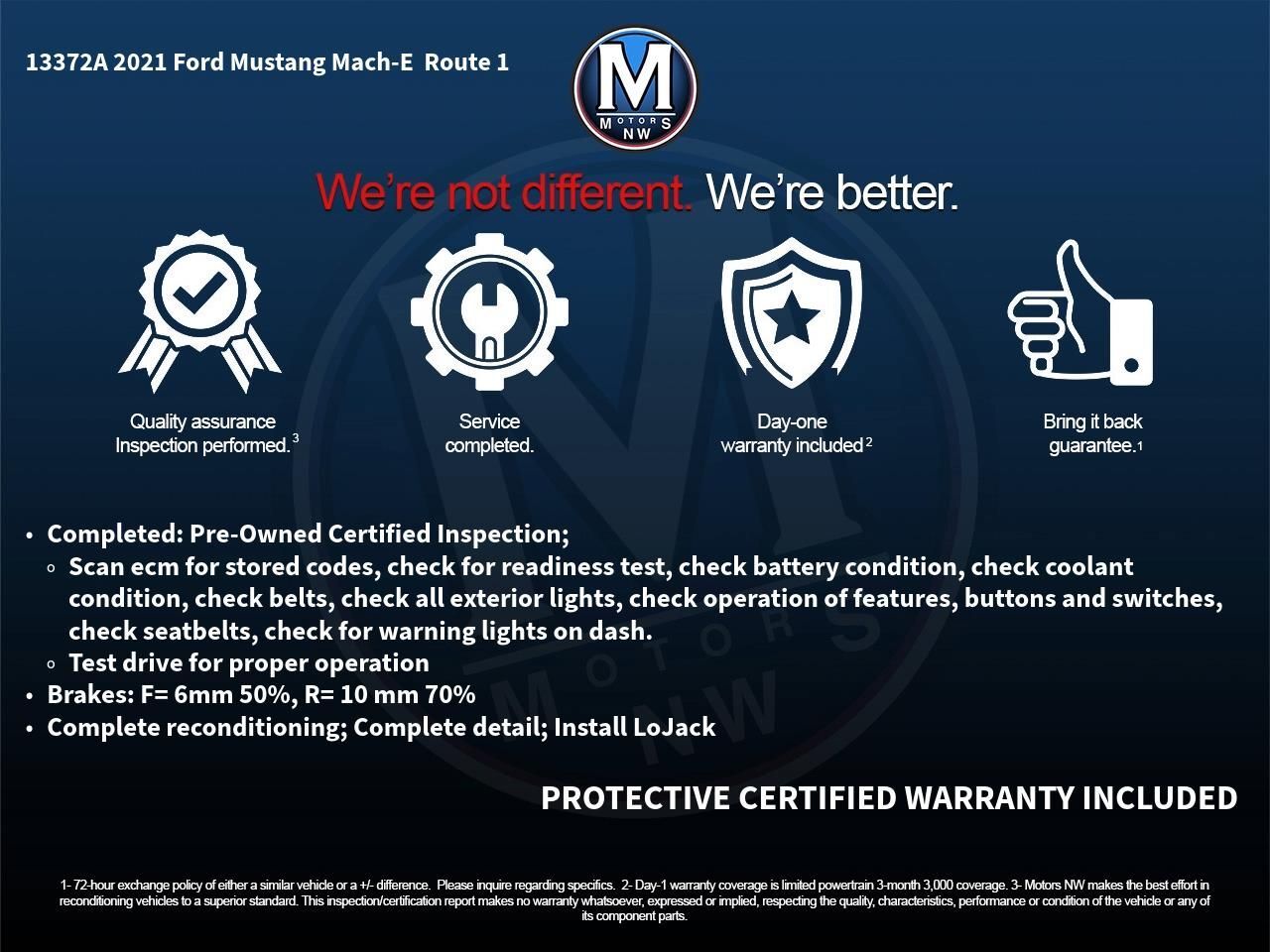 2021 Ford Mustang Mach-E California Route 1