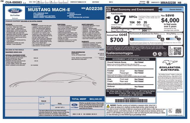 2021 Ford Mustang Mach-E Premium Raleigh NC