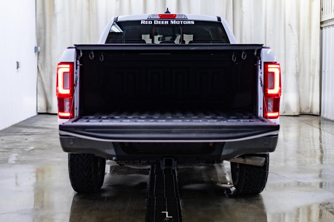 2021 Ford Ranger 4x4 Crew Cab Tremor Leather Nav BCam Red Deer AB