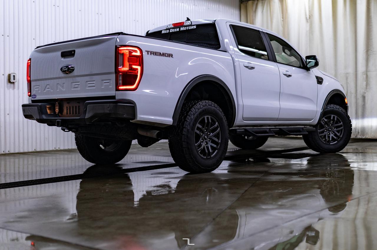 2021 Ford Ranger 4x4 Crew Cab Tremor Leather Nav BCam Red Deer AB