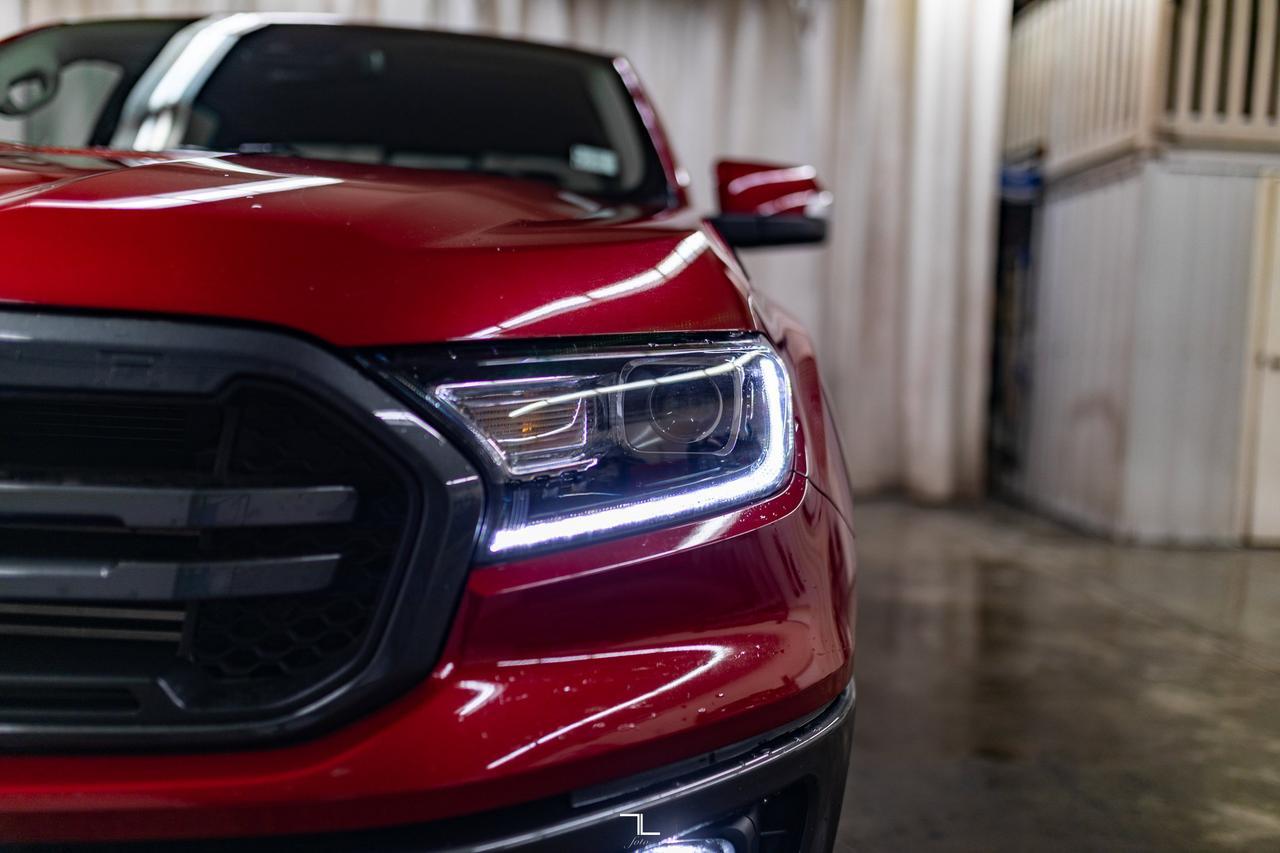 2021 Ford Ranger 4x4 Super Crew Lariat FX4 Leather Nav BCam Red Deer AB