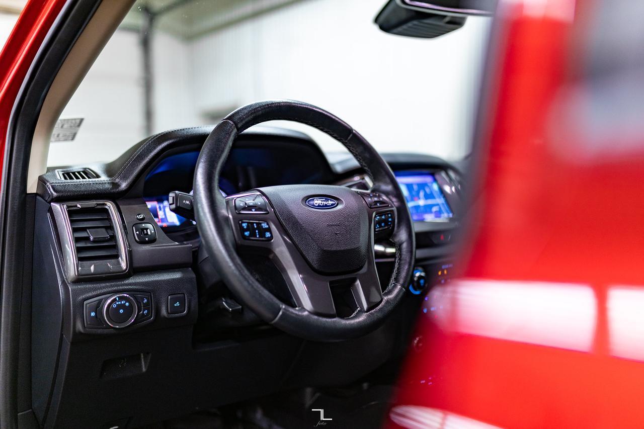 2021 Ford Ranger 4x4 Super Crew Lariat FX4 Leather Nav BCam Red Deer AB