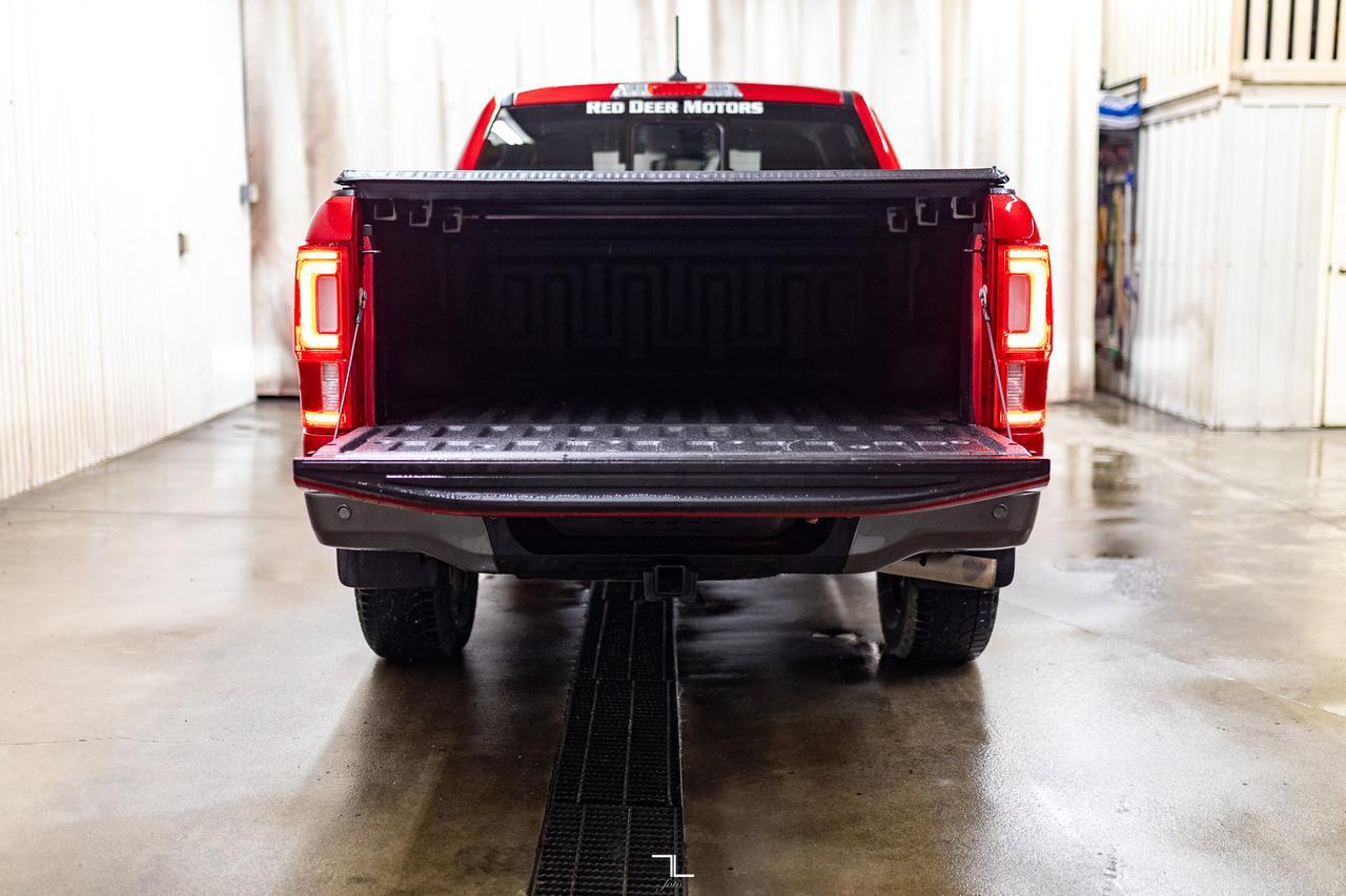 2021 Ford Ranger 4x4 Super Crew Lariat FX4 Leather Nav BCam Red Deer AB