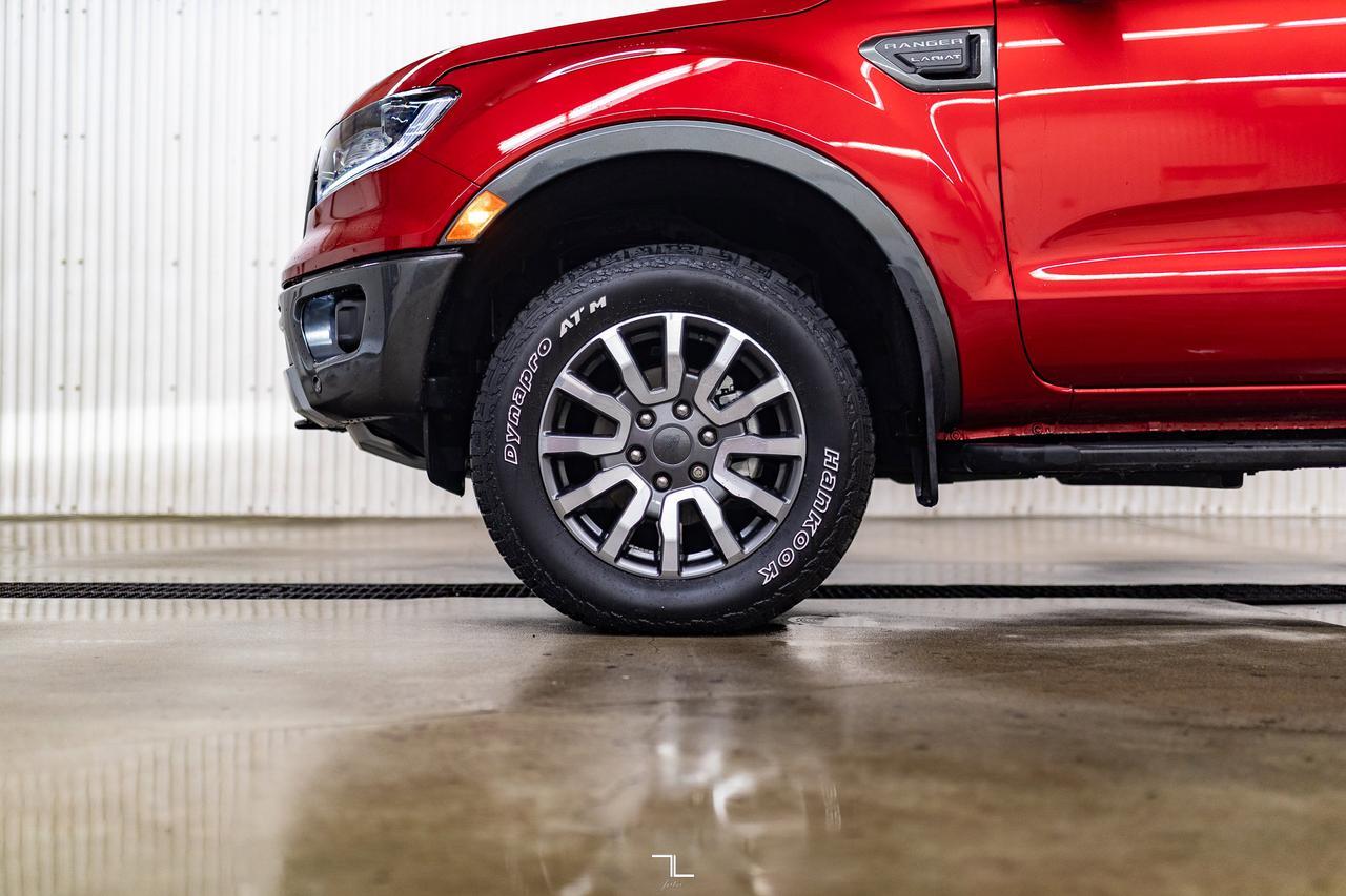 2021 Ford Ranger 4x4 Super Crew Lariat FX4 Leather Nav BCam Red Deer AB