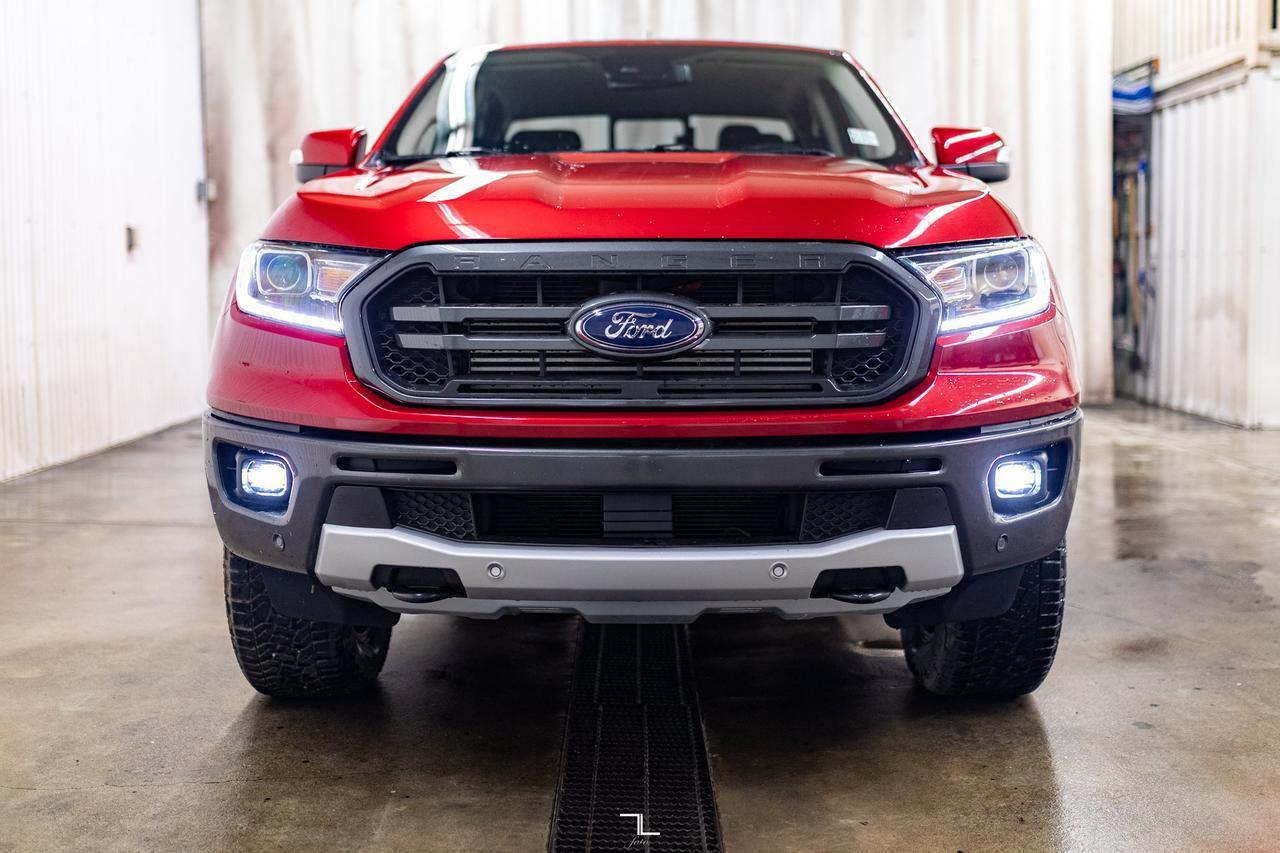 2021 Ford Ranger 4x4 Super Crew Lariat FX4 Leather Nav BCam Red Deer AB