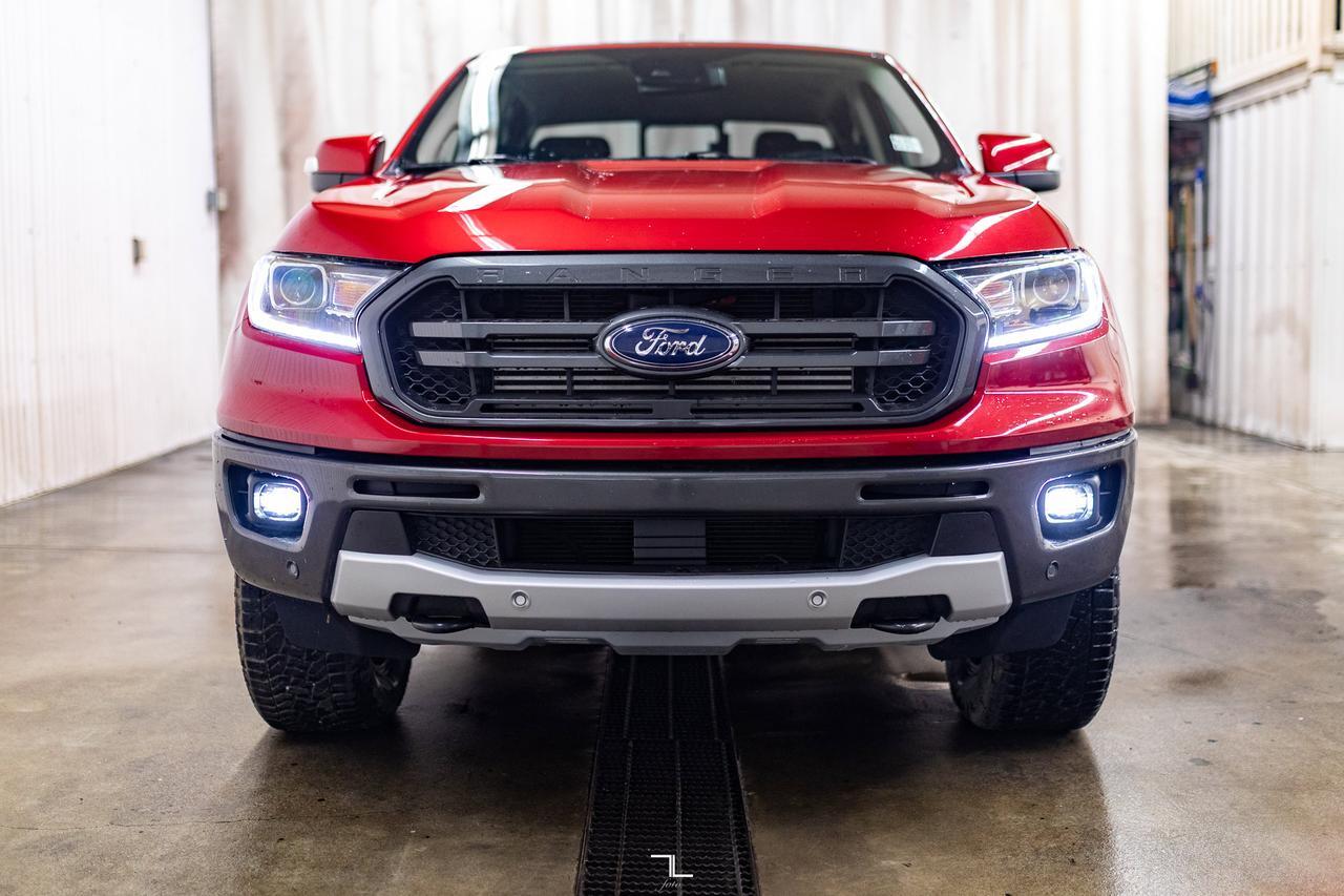 2021 Ford Ranger 4x4 Super Crew Lariat FX4 Leather Nav BCam Red Deer AB