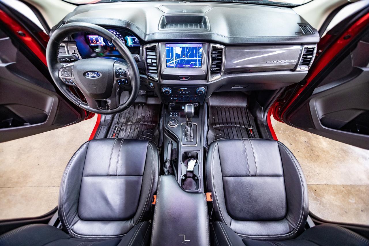 2021 Ford Ranger 4x4 Super Crew Lariat FX4 Leather Nav BCam Red Deer AB