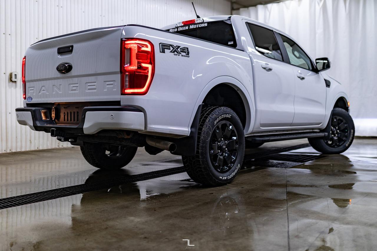 2021 Ford Ranger 4x4 Super Crew Lariat FX4 Leather Nav BCam Red Deer AB