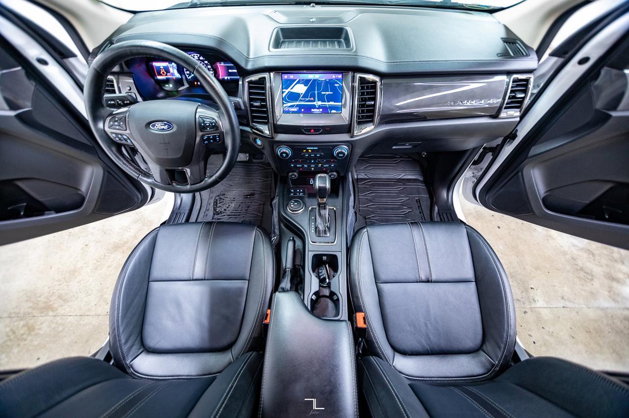 2021 Ford Ranger 4x4 Super Crew Lariat FX4 Leather Nav BCam Red Deer AB