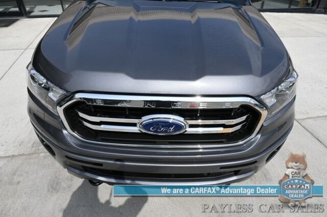 2021 Ford Ranger LARIAT / 4X4 / 2.3L I4 Turbo / Crew Cab / Auto Start / Power & Heated Leather Seats / Lane Departure & Blind Spot Alert / Apple CarPlay & Android Auto / Back Up Camera / Keyless Entry & Start / Tow Pkg / 26 MPG Anchorage AK