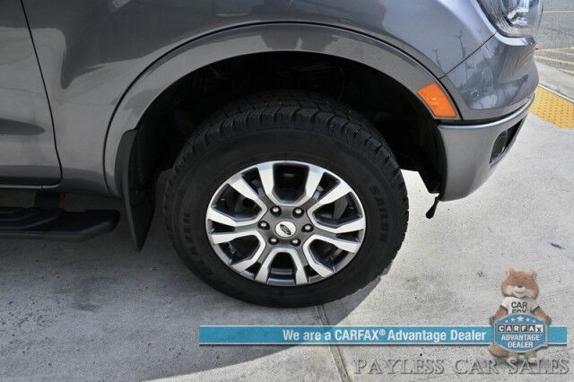 2021 Ford Ranger LARIAT / 4X4 / 2.3L I4 Turbo / Crew Cab / Auto Start / Power & Heated Leather Seats / Lane Departure & Blind Spot Alert / Apple CarPlay & Android Auto / Back Up Camera / Keyless Entry & Start / Tow Pkg / 26 MPG Anchorage AK