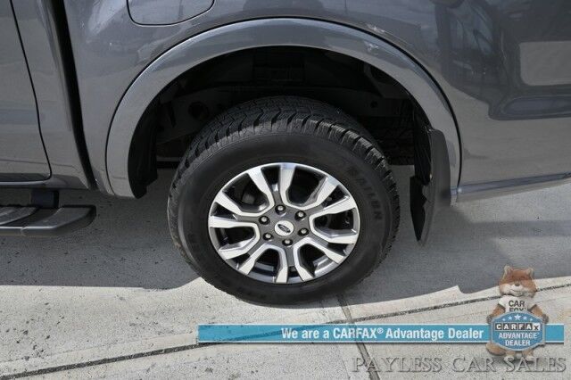 2021 Ford Ranger LARIAT / 4X4 / 2.3L I4 Turbo / Crew Cab / Auto Start / Power & Heated Leather Seats / Lane Departure & Blind Spot Alert / Apple CarPlay & Android Auto / Back Up Camera / Keyless Entry & Start / Tow Pkg / 26 MPG Anchorage AK