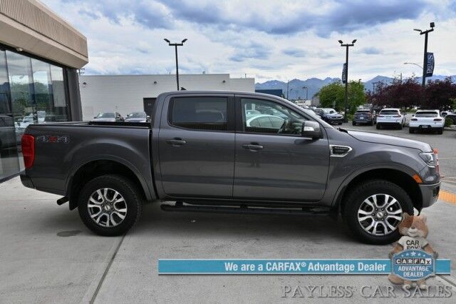 2021 Ford Ranger LARIAT / 4X4 / 2.3L I4 Turbo / Crew Cab / Auto Start / Power & Heated Leather Seats / Lane Departure & Blind Spot Alert / Apple CarPlay & Android Auto / Back Up Camera / Keyless Entry & Start / Tow Pkg / 26 MPG Anchorage AK