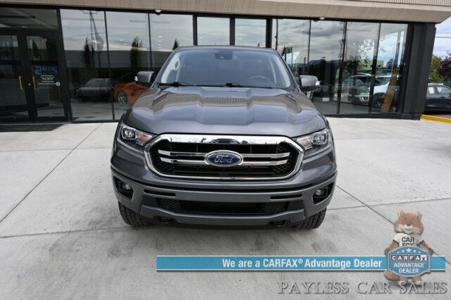 2021 Ford Ranger LARIAT / 4X4 / 2.3L I4 Turbo / Crew Cab / Auto Start / Power & Heated Leather Seats / Lane Departure & Blind Spot Alert / Apple CarPlay & Android Auto / Back Up Camera / Keyless Entry & Start / Tow Pkg / 26 MPG Anchorage AK