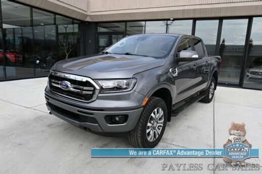 2021 Ford Ranger LARIAT / 4X4 / 2.3L I4 Turbo / Crew Cab / Auto Start / Power & Heated Leather Seats / Lane Departure & Blind Spot Alert / Apple CarPlay & Android Auto / Back Up Camera / Keyless Entry & Start / Tow Pkg / 26 MPG Anchorage AK