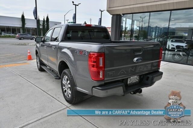 2021 Ford Ranger LARIAT / 4X4 / 2.3L I4 Turbo / Crew Cab / Auto Start / Power & Heated Leather Seats / Lane Departure & Blind Spot Alert / Apple CarPlay & Android Auto / Back Up Camera / Keyless Entry & Start / Tow Pkg / 26 MPG Anchorage AK