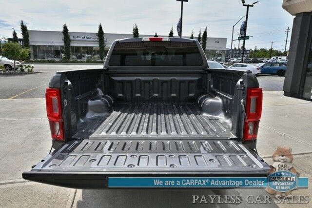 2021 Ford Ranger LARIAT / 4X4 / 2.3L I4 Turbo / Crew Cab / Auto Start / Power & Heated Leather Seats / Lane Departure & Blind Spot Alert / Apple CarPlay & Android Auto / Back Up Camera / Keyless Entry & Start / Tow Pkg / 26 MPG Anchorage AK