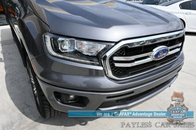 2021 Ford Ranger LARIAT / 4X4 / 2.3L I4 Turbo / Crew Cab / Auto Start / Power & Heated Leather Seats / Lane Departure & Blind Spot Alert / Apple CarPlay & Android Auto / Back Up Camera / Keyless Entry & Start / Tow Pkg / 26 MPG Anchorage AK